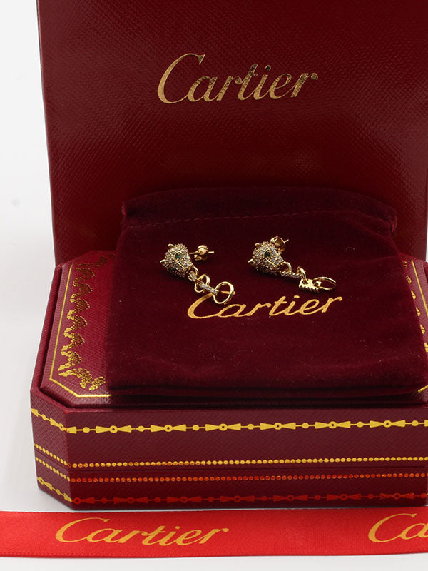 حلق كارتير تايقر زركون سيركلز حلق CARTIER
