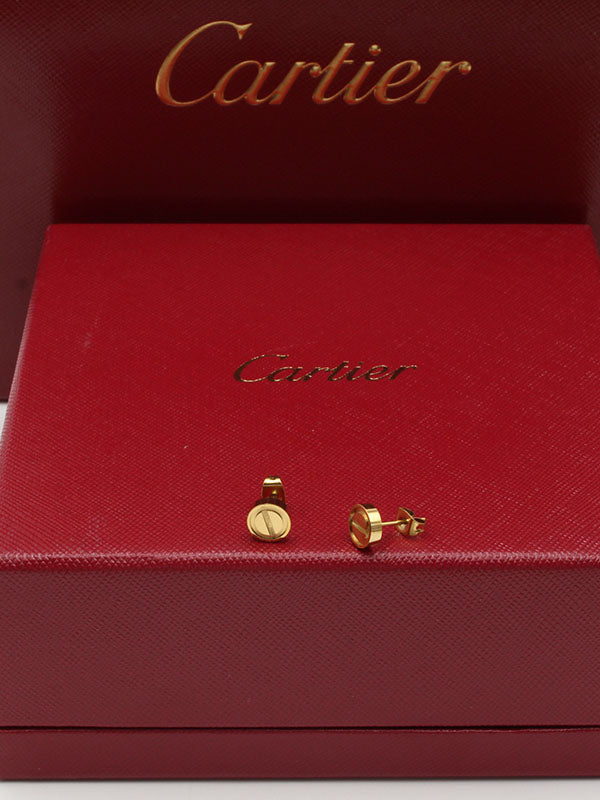 حلق كارتير صغير مدور لوف حلق CARTIER