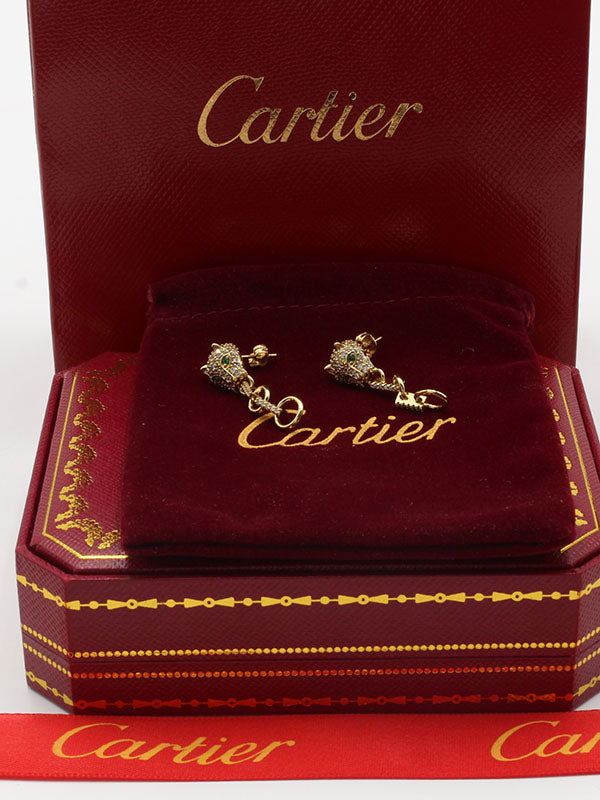 حلق كارتير تايقر زركون سيركلز حلق CARTIER