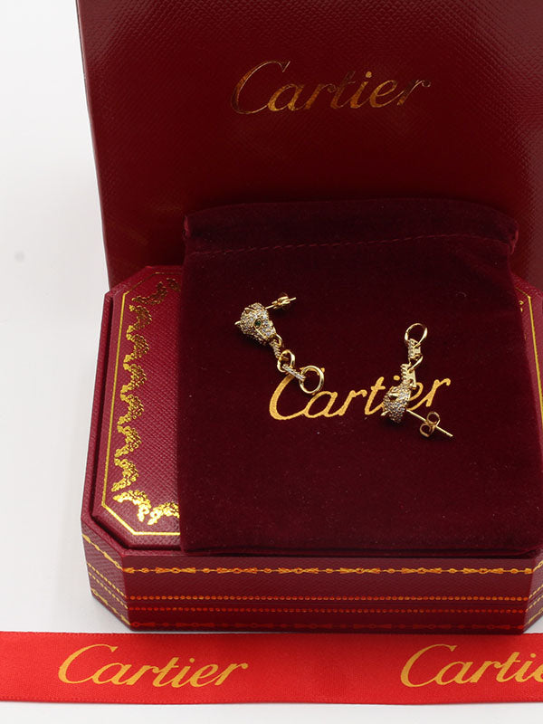 حلق كارتير تايقر زركون سيركلز حلق CARTIER
