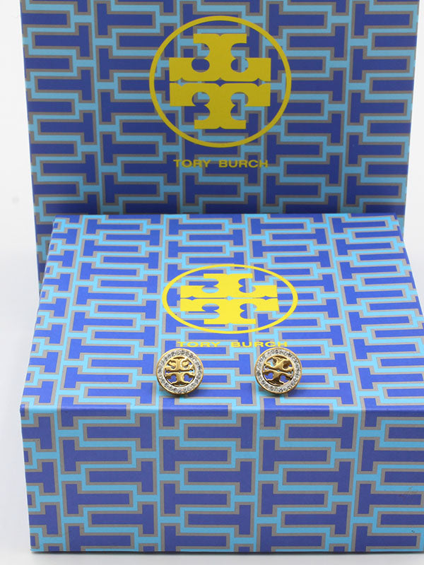 حلق توري بورش مدور كرستال حلق tory burch