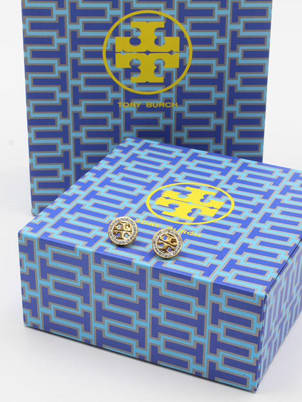 حلق توري بورش مدور كرستال حلق tory burch