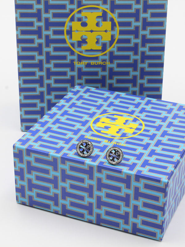 حلق توري بورش مدور كرستال حلق tory burch