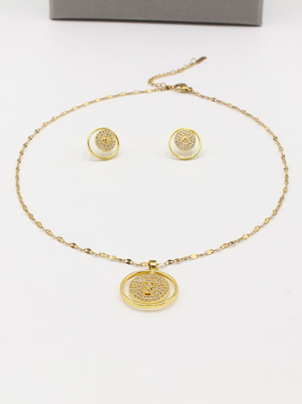 طقم ميسيكا مدور زركون ريقيلور اطقم CARTIER