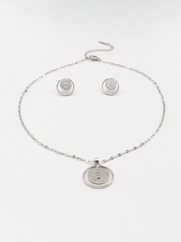 طقم ميسيكا مدور زركون ريقيلور اطقم CARTIER