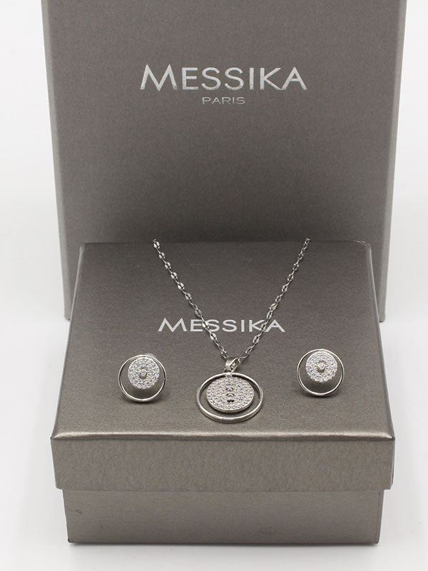 طقم ميسيكا مدور زركون ريقيلور اطقم CARTIER