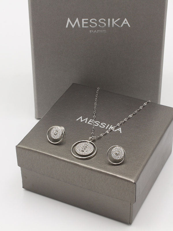 طقم ميسيكا مدور زركون ريقيلور اطقم CARTIER