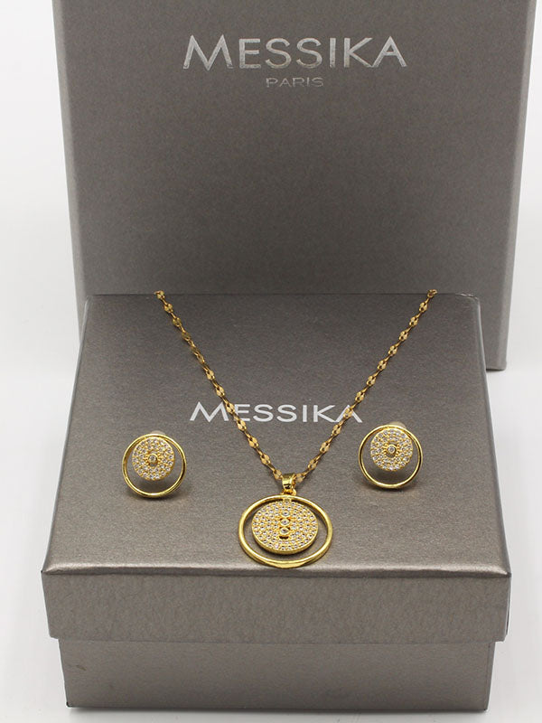 طقم ميسيكا مدور زركون ريقيلور اطقم CARTIER