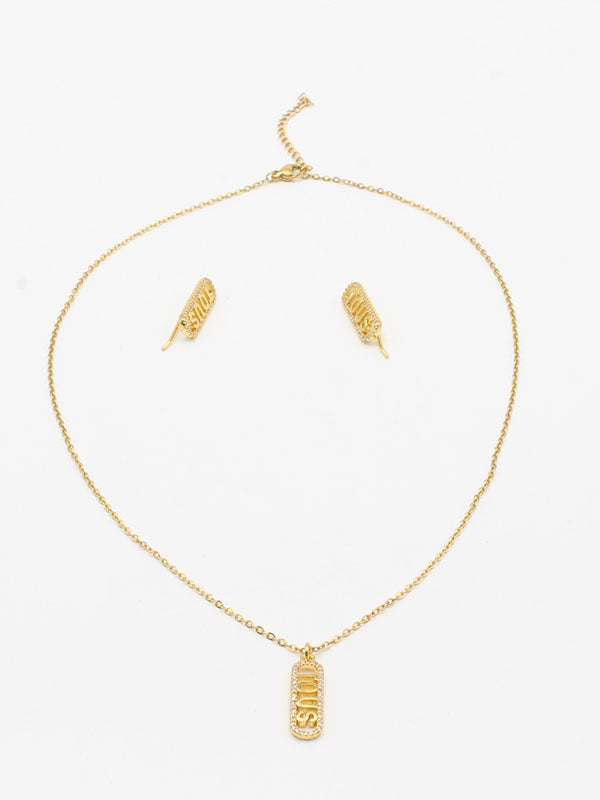 طقم توس زركون اطقم دبدوب ذهبي