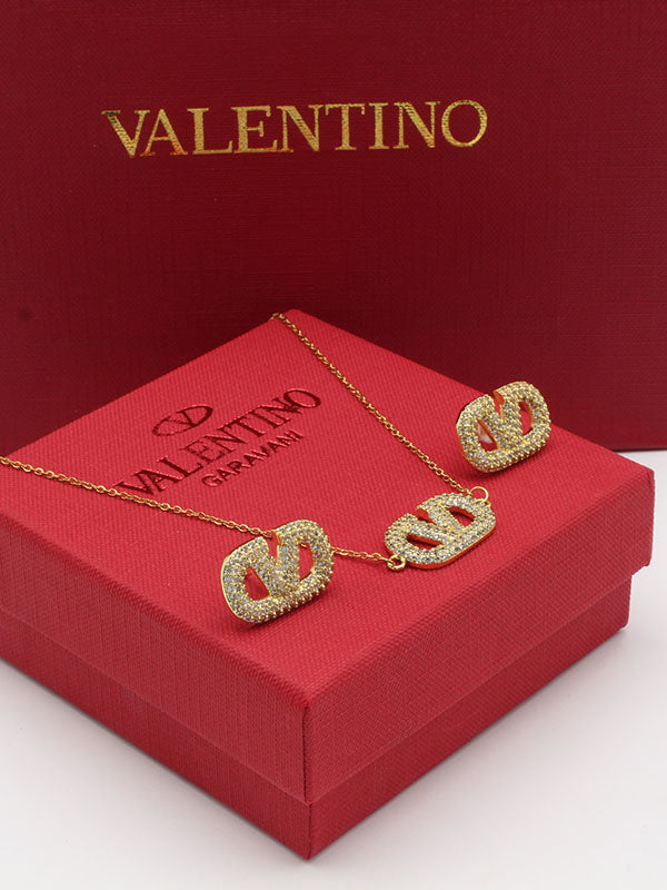طقم فالنتينو راقي زركون اطقم VALENTINO
