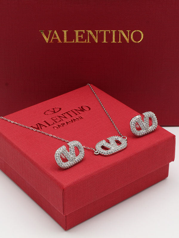 طقم فالنتينو راقي زركون اطقم VALENTINO