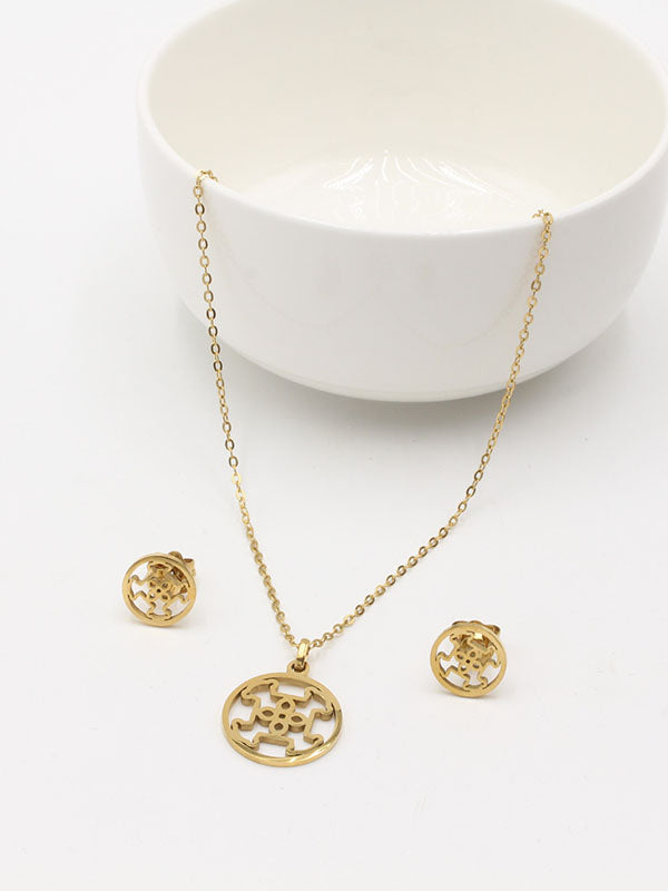 طقم توري بورش ناعم مدور اطقم tory burch ذهبي