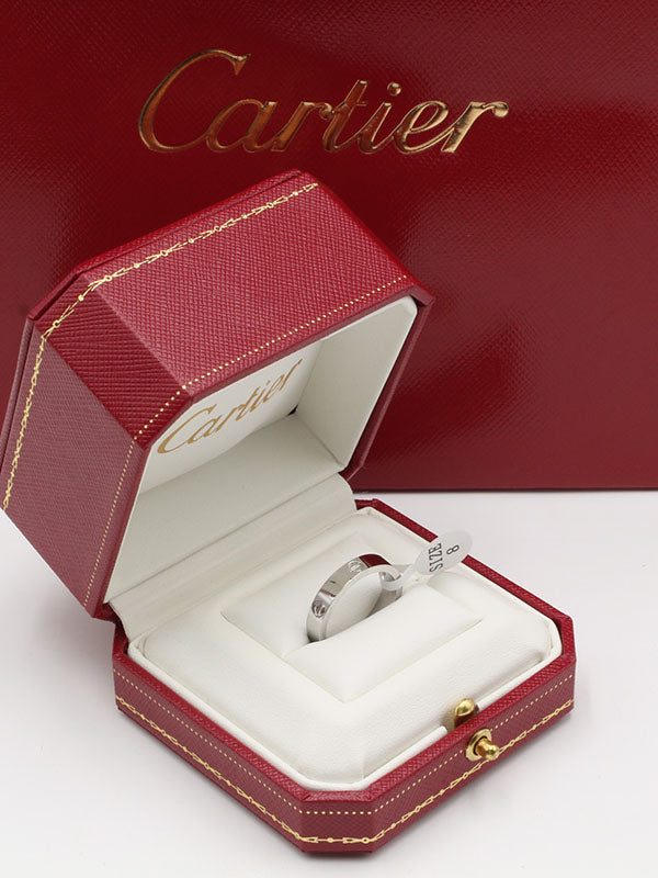 دبله كارتير لوقو slim خواتم CARTIER فضي 5
