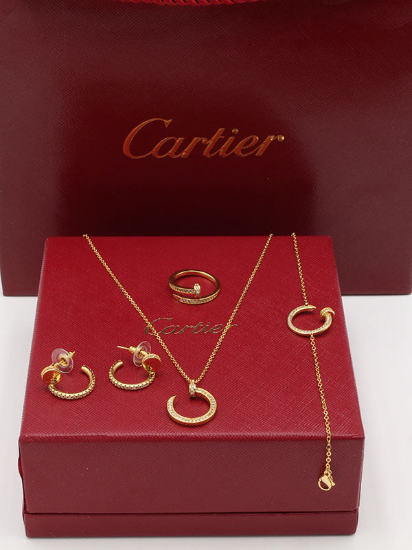 طقم كارتير تايقر 4 قطع مسمار اطقم CARTIER