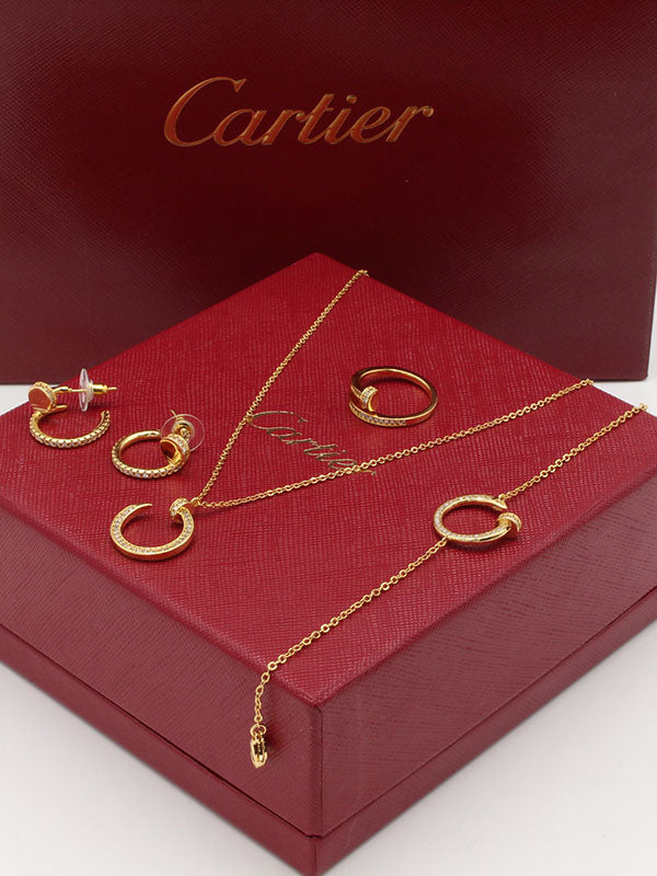 طقم كارتير تايقر 4 قطع مسمار اطقم CARTIER
