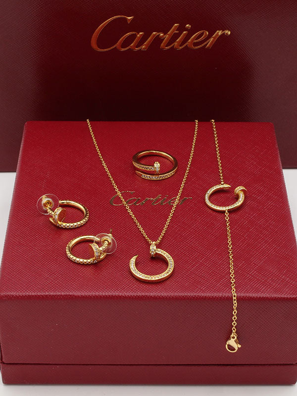 طقم كارتير تايقر 4 قطع مسمار اطقم CARTIER