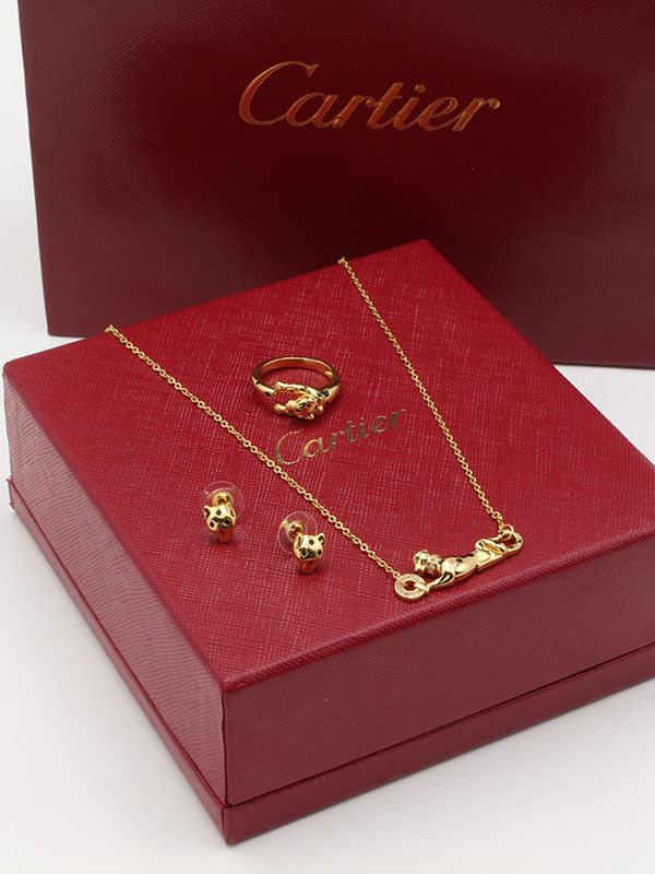 طقم كارتير تايقر 3 قطع ناعم اطقم CARTIER