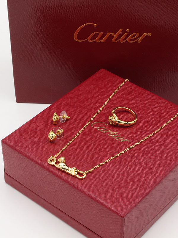 طقم كارتير تايقر 3 قطع ناعم اطقم CARTIER