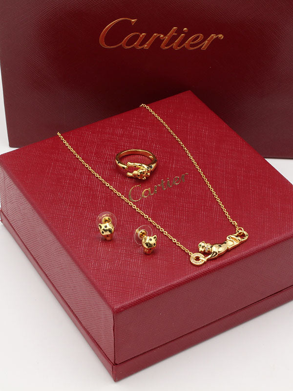 طقم كارتير تايقر 3 قطع ناعم اطقم CARTIER