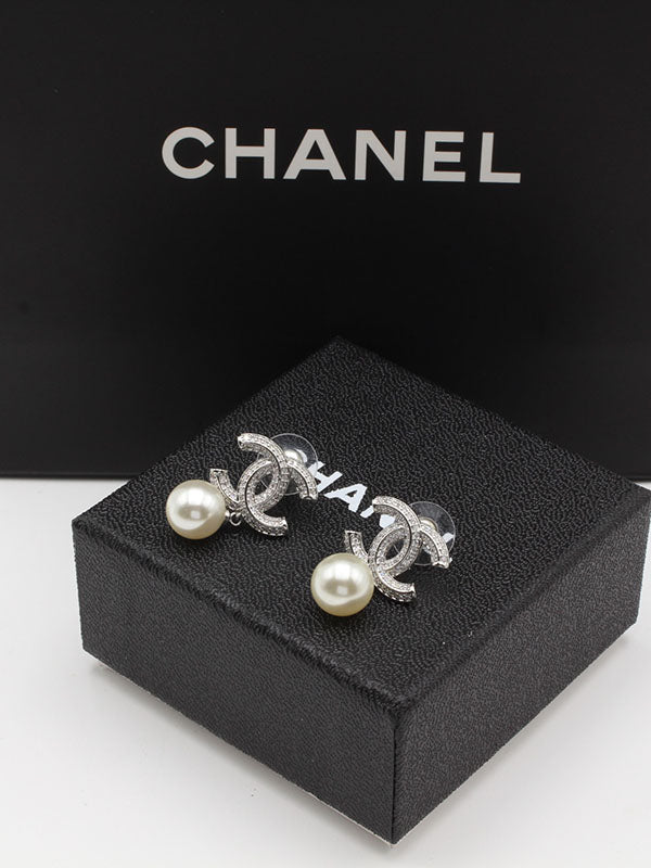 حلق شانيل لولو زركون حلق chanel