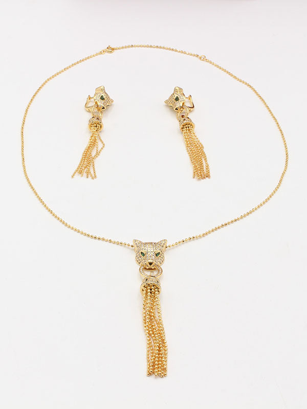 طقم كارتير تايقر لونق شاين اطقم CARTIER ذهبي