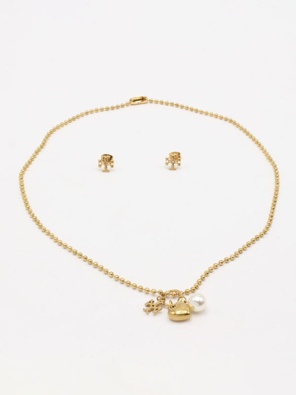 طقم توري بورش لوقو برونز اطقم tory burch برونز