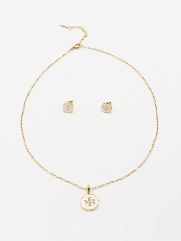 طقم توري بورش مدور ناعم 2 قطع اطقم tory burch