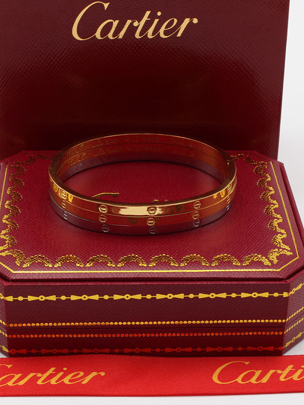 اساور كارتير طقم 3 قطع SLIM اسواره CARTIER ذهبي