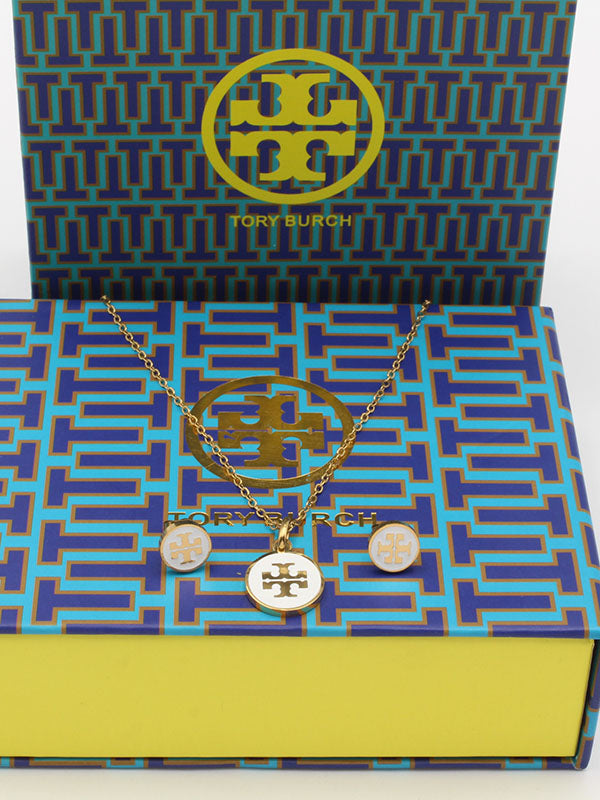 طقم توري بورش مدور ناعم 2 قطع اطقم tory burch