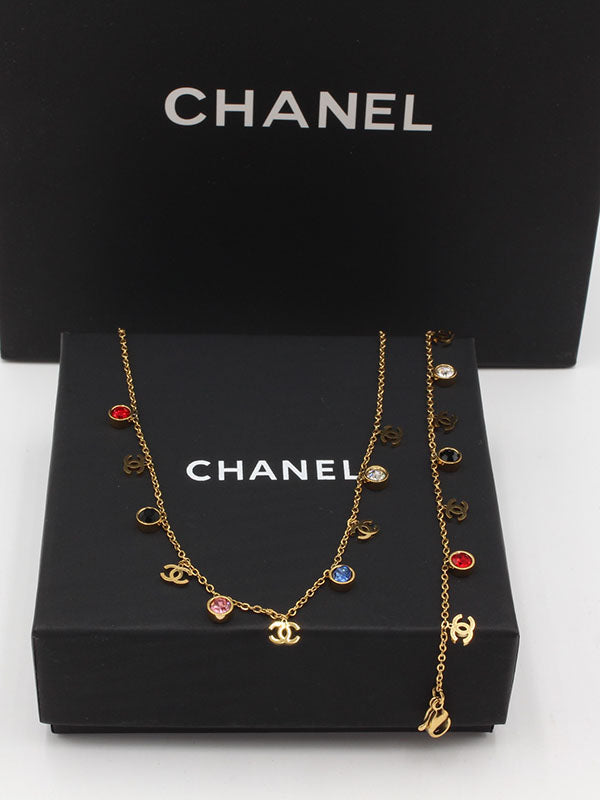 طقم شانيل تشوكر واسواره اطقم chanel