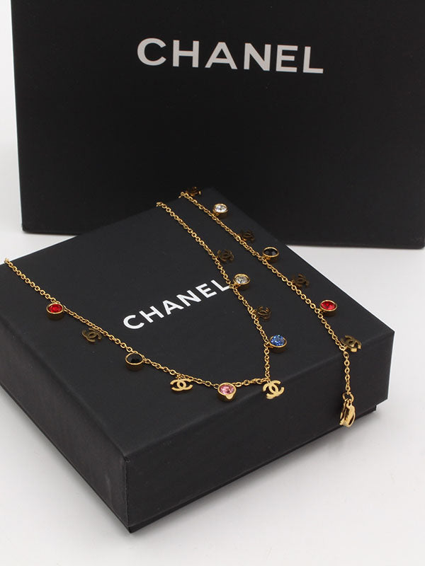 طقم شانيل تشوكر واسواره اطقم chanel
