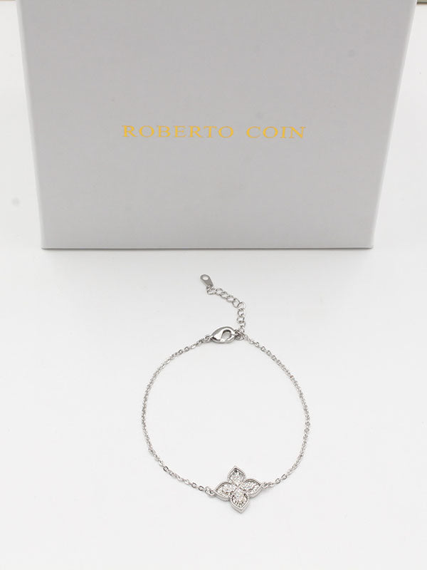 اسواره روبرت كوين ناعمة اسواره roberto coin فضي