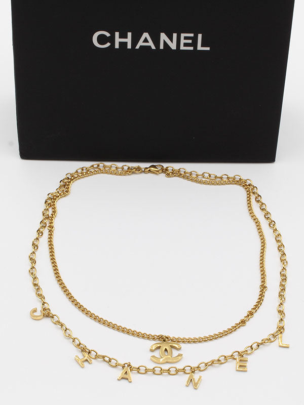 سلسال شانيل ادوار ذهبي سلسال chanel ذهبي