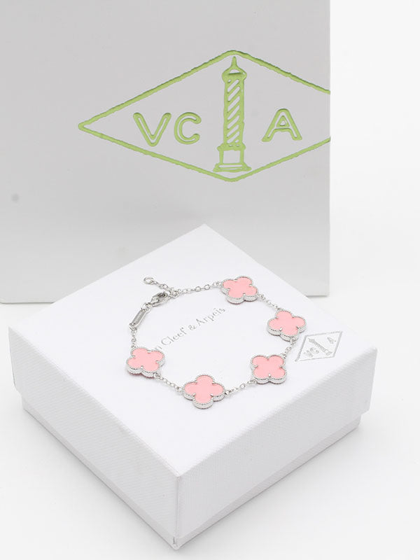 اسواره فان كليف 5 ورود وذ لوقو اسواره van cleef وردي فضي