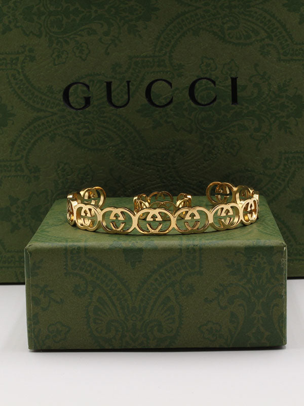 اسواره وخاتم قوتشي ذهبي اسواره gucci