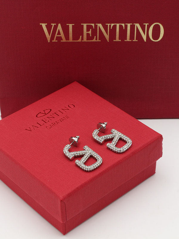 حلق فالنتينو كريستال الجديد حلق VALENTINO