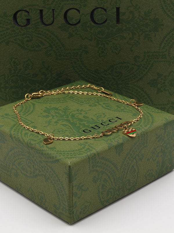 خلخال قوتشي ذهبي لوقو خلخال gucci