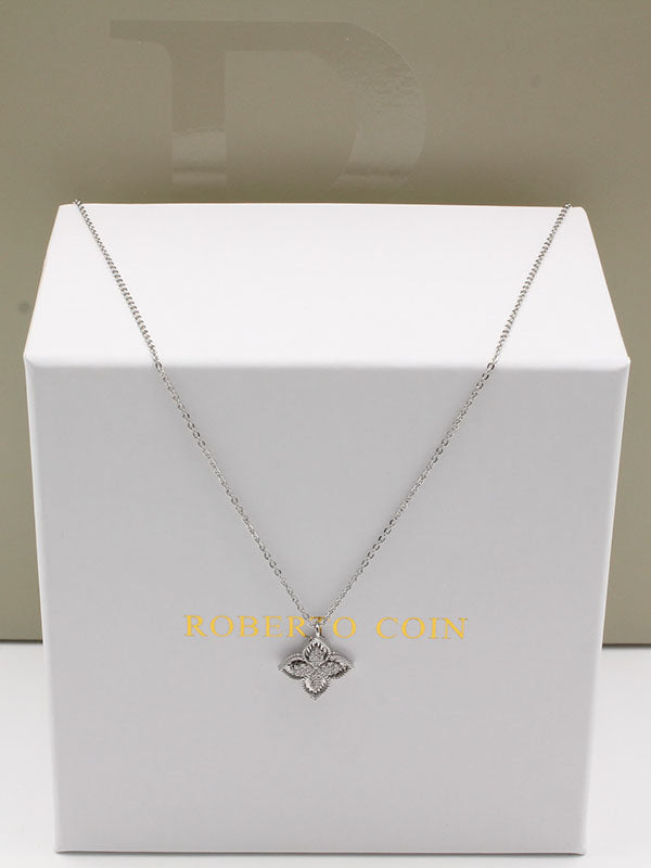 سلسال روبرت كوين ورده صغيره سلسال roberto coin فضي