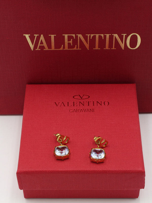حلق فالنتينو ون ستون زركون حلق VALENTINO