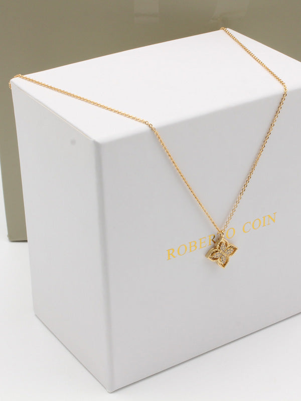 سلسال روبرت كوين ورده صغيره سلسال roberto coin