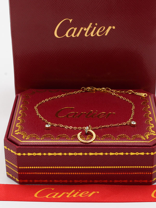 خلخال كارتير ذهبي لوقو خلخال CARTIER