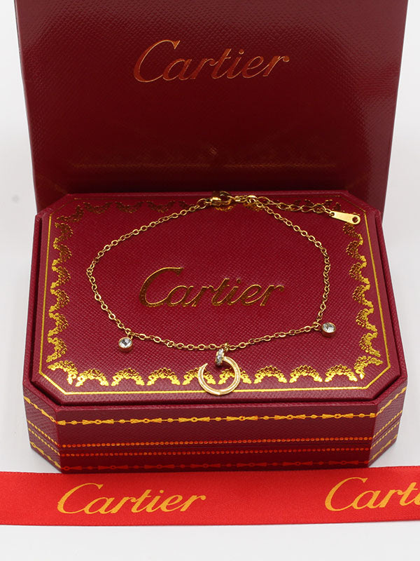خلخال كارتير ذهبي لوقو خلخال CARTIER