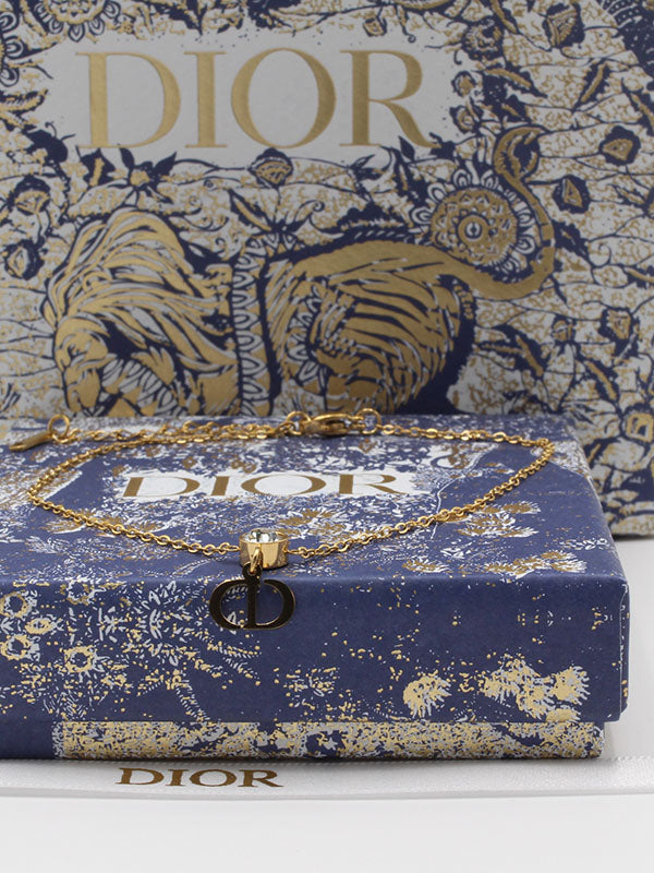 خلخال ديور ذهبي لوقو خلخال dior