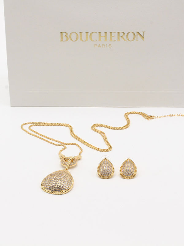 طقم بوشرون طويل سبحة اطقم bucheron ذهبي