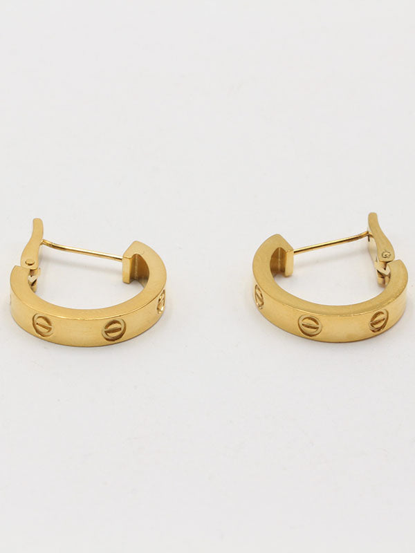 حلق كارتير ميتال الجديد لوقو كبس حلق CARTIER