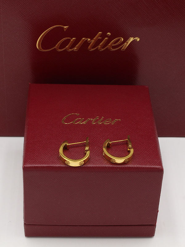 حلق كارتير ميتال الجديد لوقو كبس حلق CARTIER ذهبي