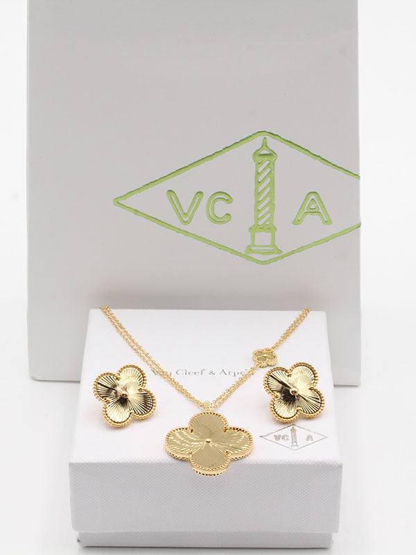 طقم فان كليف طويل اطقم van cleef ذهبي