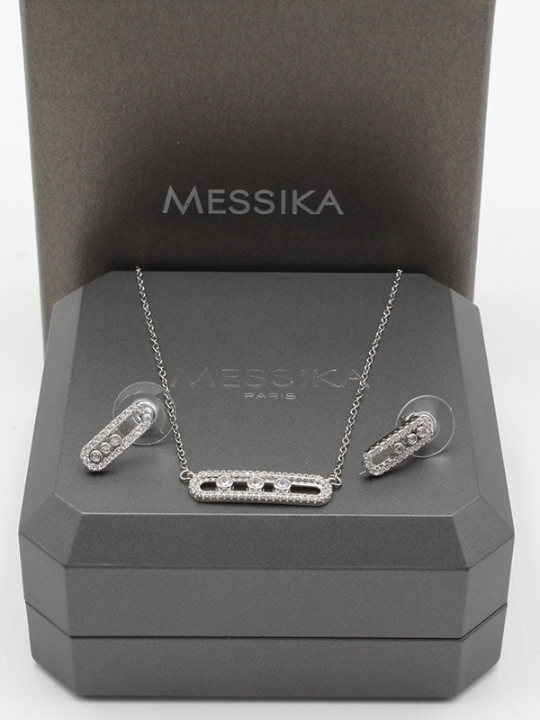 طقم ميسيكا زركون وسط اطقم messika