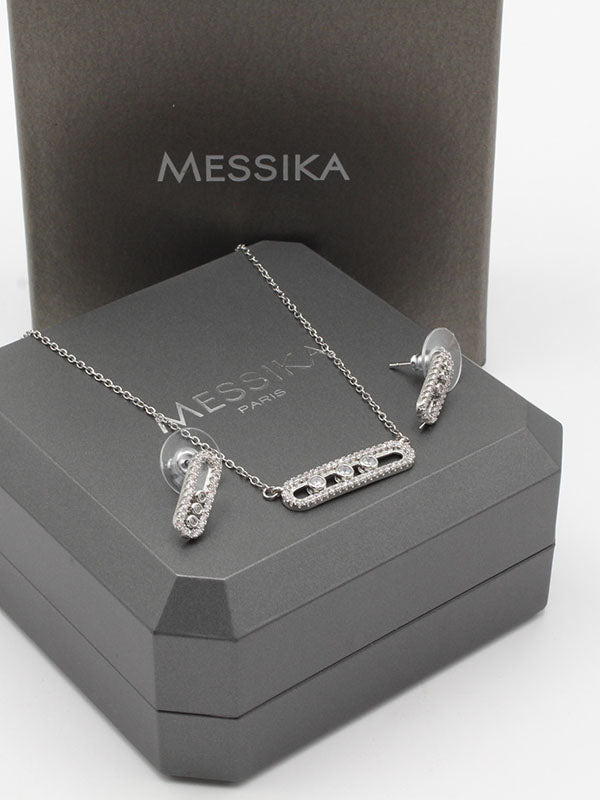 طقم ميسيكا زركون وسط اطقم messika