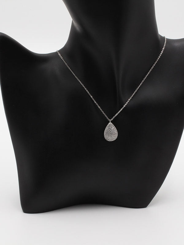 سلسال بوشرون دمعه صغير زركون سلسال bucheron